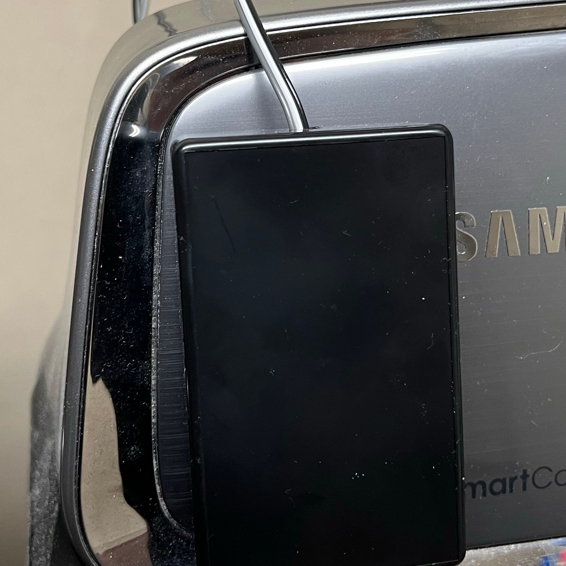 SW-420 sensor mounted on dryer